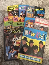 Vintage New Kids On The Block Book Lot of 10 Books