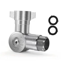 Adjustable 180° and 360° Metal Fabricated Swivels 3/4’ Fittings，Anti-Kink Gray