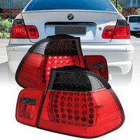 LED RüCkleuchten Set FüR BMW E46 LCI 09.2001-03.2005 Limo Rot Smoke Facelift
