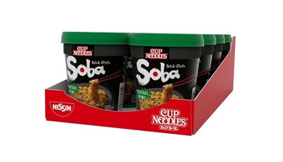Nissin Cup Noodles Soba Cup Teriyaki Wok Style Instant Nudeln 8er Pack 8 x 90g