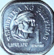 1976 1 SENTIMO - PHILIPPINES - LAPULAPU - KM# 205 - FC 498