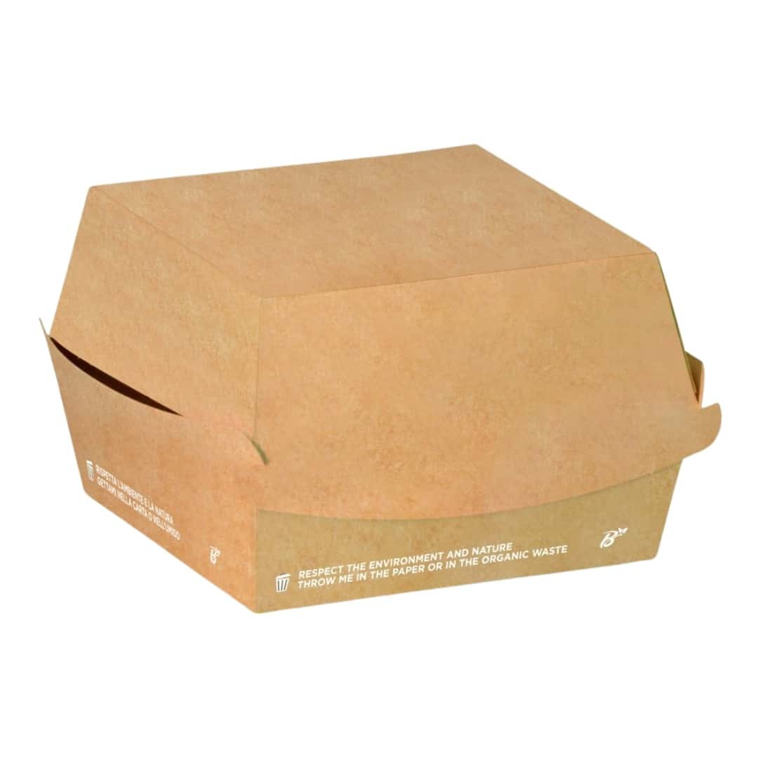Sand Hamburger Sandwich Box 16X15.5 Cm 50 Pz SDG - Takeaway