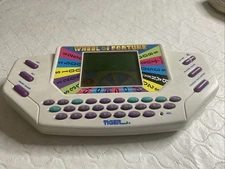 Wheel of Fortune Handheld Game 1995  Tiger Electronics W/Cartridge TESTED-WORKS