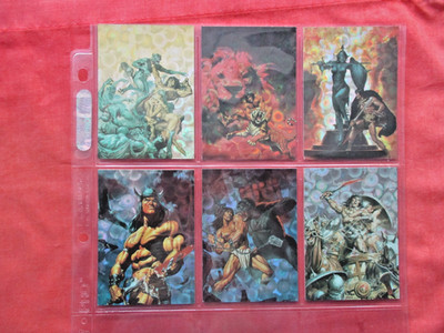 1994 COMIC IMAGES CONAN II CHROMIUM BASE CHASE SUBSET CARDS       B3
