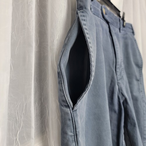 Peter Millar Crown Sport Chino Shorts Herren Gr. 34 blau Pima Baumwolle flache Vorderseite - Bild 4 von 8