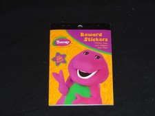Barney The Purple Dinosaur Reward Stickers Over 200 Acid Free Sticker Book