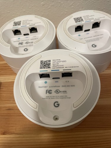 Google AC-1304 Mesh WiFi System, 3-Pack Bundle -two Cords Only See Pictures As I - Photo 4/9
