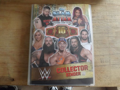 Slam Attax 10th edition Full Set cards in binder +8 LIMITED + 7 mat 10 3D CARD