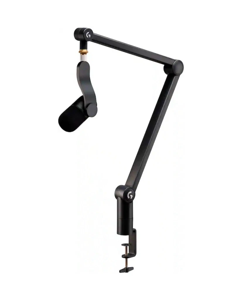 Logitech Yeticaster GX Dynamic Gaming Mikrofon und Premium Broadcast Auslegerarm