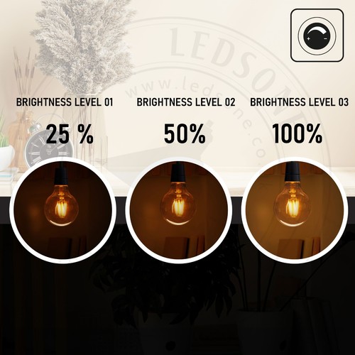 Antique Style Edison Vintage LED Light Bulbs Industrial Retro Lamps B22 E27 E14 - Picture 17 of 50