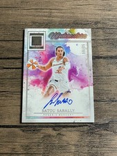 2025 Impeccable WNBA Satou Sabally Watercolors Auto /99 Mercury
