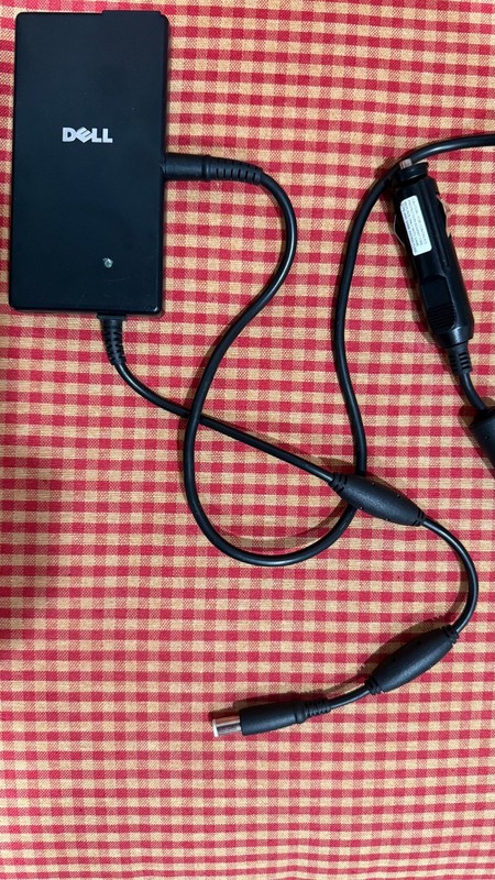 Genuine Dell DK138 65W Auto-Air AC Adapter w/ 12 v CABLE  0DK138 PA-12 DA65NS3