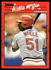 1990 Donruss Willie McGee St. Louis Cardinals #632