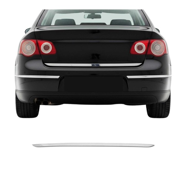 Kofferraumleiste Heckklappe Leiste FüR VW Jetta 2005-2010 Untere Chrom Edelstahl-image