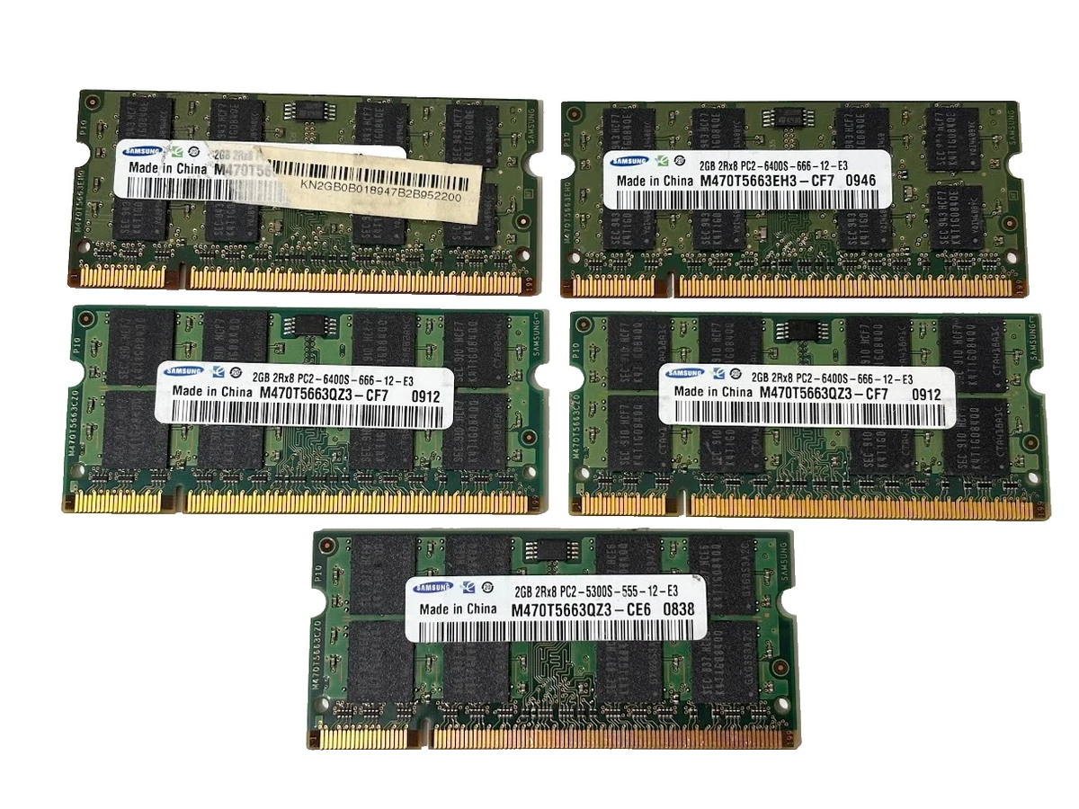 Samsung PC2-6400 DDR2-800 Computer SDRAM for sale | eBay