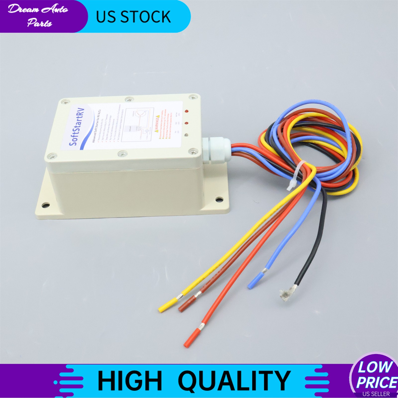 NEW Soft Start Kit Air Conditioner Setup RV A/C Starter Fits SSRV3T 110 Volts