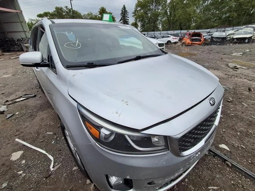 Used Right Door Mirror fits: 2017 Kia Sedona Power side repeater lamp black moul
