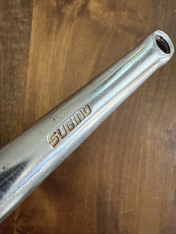 Vintage Sugino 84 1980’s BMX Crank Set 1 Piece Crank S 165 A 165mm - Image 4 of 4