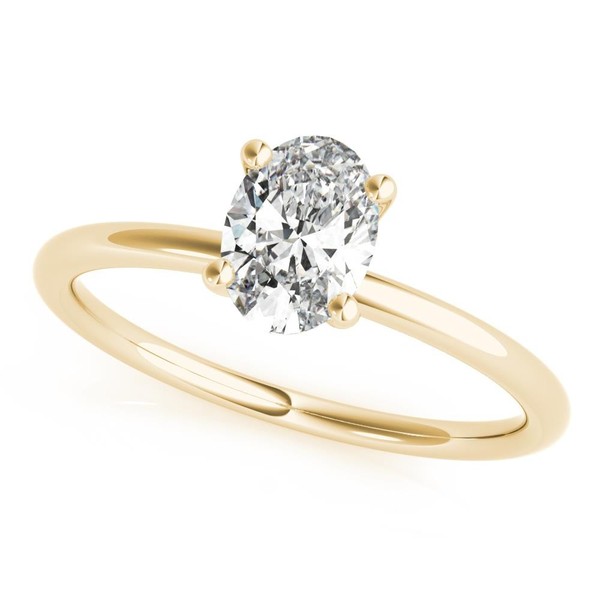 VS F 1.85 Carat Oval Solitaire Lab Grown Diamond Engagement Ring Sterling Silver