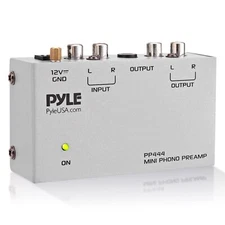 Phono Preamp for Turntables Low Noise RCA Inputs Outputs Line Level Converter
