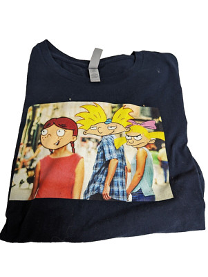Hey Arnold Helga MEME joke T shirt FUNNY Kids Large