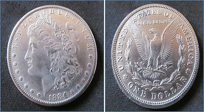 1884 E.PLURIBUS UNUM ONE DOLLAR LIBERTY Copy COIN 1884