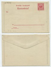 98191 - Ganzsache K 8 - Kartenbrief - ungebraucht