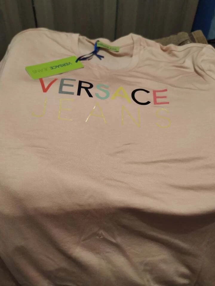Versace Jeans Boyfriend T-Shirt with Logo - Изображение 3 из 4