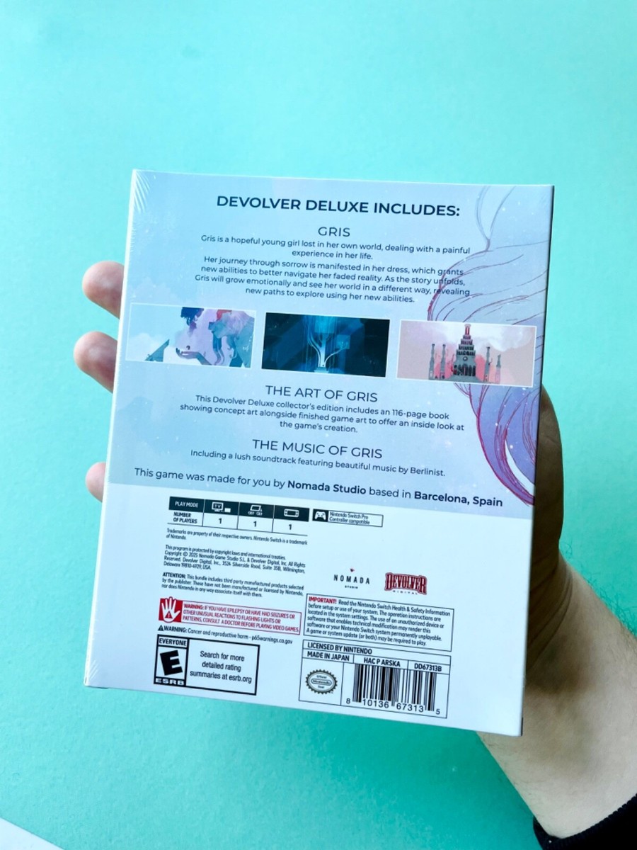 Gris Deluxe Edition Switch Brand New Factory Sealed Fast Shipping