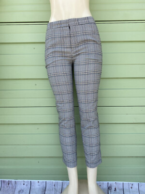 checked trousers grey skinny trousers womens