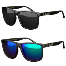 Locs Chicano Shades Gangster Glasses Dark Lens Flattop Cholo Black OG Sunglasses