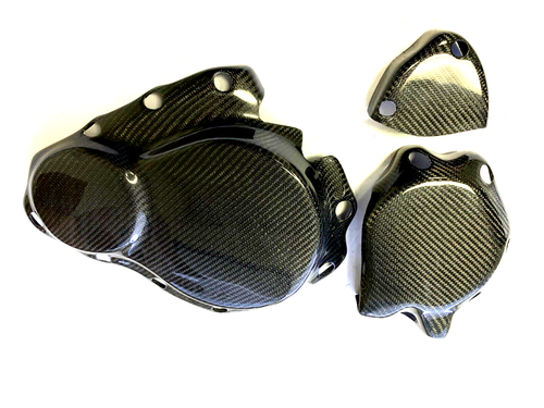 Carbon Fiber engine and clutch covers for Suzuki GSXR600 GSXR750 L11 2011-2023 - Picture 2 of 3