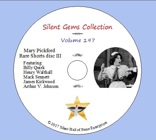 DVD Mary Pickford Rare Shorts disc III (1909-1910) - Picture 1 of 12