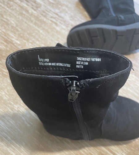 Cat N Jack Black Boots Toddler Size 9 - Picture 6 of 8