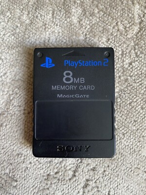 Carte Mémoire Sony PS2 8 Mo (SCPH) - Officielle - Noire - Occasion