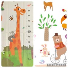 Soft Foam Extra Large 2 Sided Thick Baby Play Mat Tummy time Crawling Playing -2