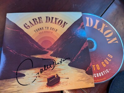 Turns to Gold by Gabe Dixon - Solo acoustic version SIGNED AUTOGRAPHED(CD, 2016)