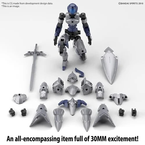 30 Minute Missions 48 EXM-A9k Spinatio Knight Type 1:144 Scale Model Kit - Picture 6 of 12