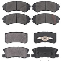 Set BeläGe Schuhe BremsbeläGe Vorne Und Hinten FüR Mitsubishi Pajero III ~