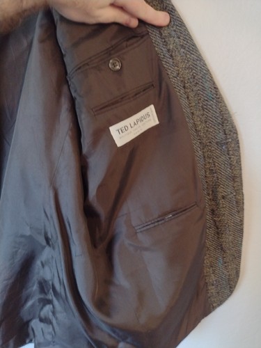 Ted Lapidus green mens sports coat blazer No Size Tag - Picture 5 of 9