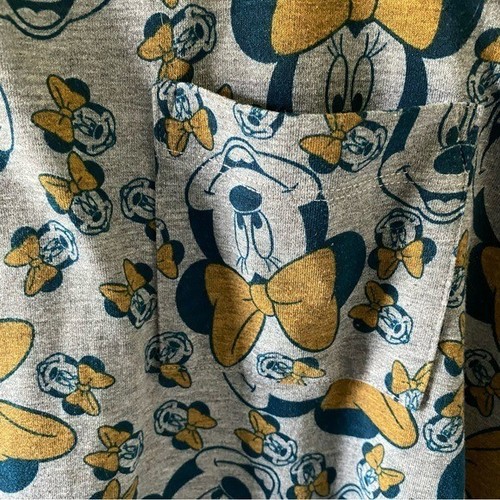 Vestido para mujer LulaRoe manga corta talla L estampado de Minnie Mouse espalda más larga - Imagen 2 de 7