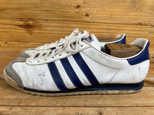 Rare Vintage Adidas ROM 70s Leather Sneakers Made in Canada Size US 9.5 - Picture 4 of 19