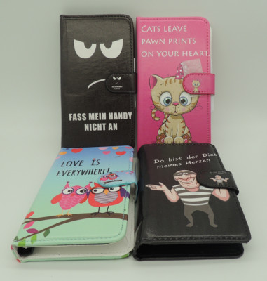 Motiv Universal Slide Hülle Tasche Handytasche Case Schutzhülle für 5 Zoll Handy