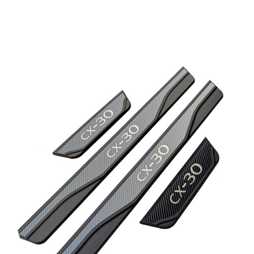 For 2023 Mazda CX30 Car Accessories Door Sill Protectors Scuff Plate Sticker - Picture 8 of 20