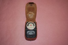 Vintage GE General Electric Light Exposure Meter Type DW-68 W/ Case Photography