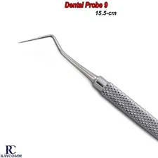Dental Probe 9 Explorer Hygiene Tooth Scaler Diagnostic Hand Pick Instruments