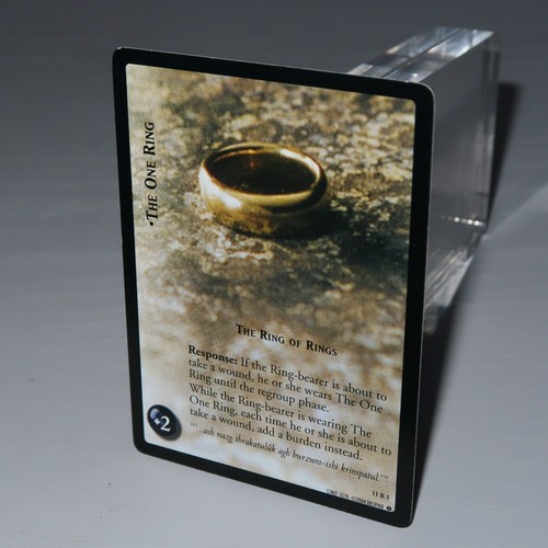 El Señor de los Anillos TCG Raro 11R1 El Anillo Único (Anillo de Anillos) - Imagen 3 de 7