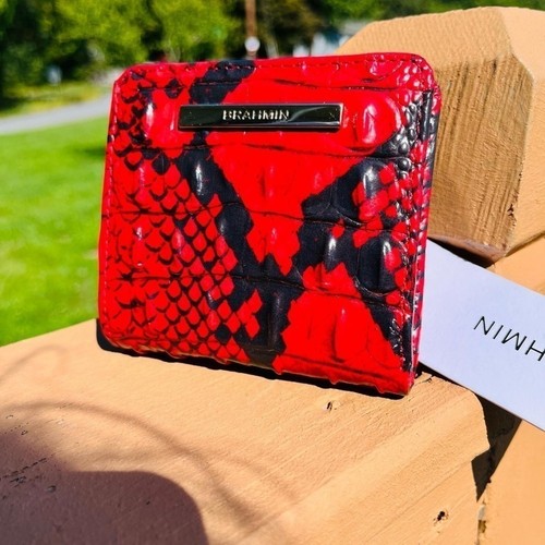 Brahmin Asher Tote and Jane Wallet In Lipstick Melbourne NWT - Picture 7 of 10