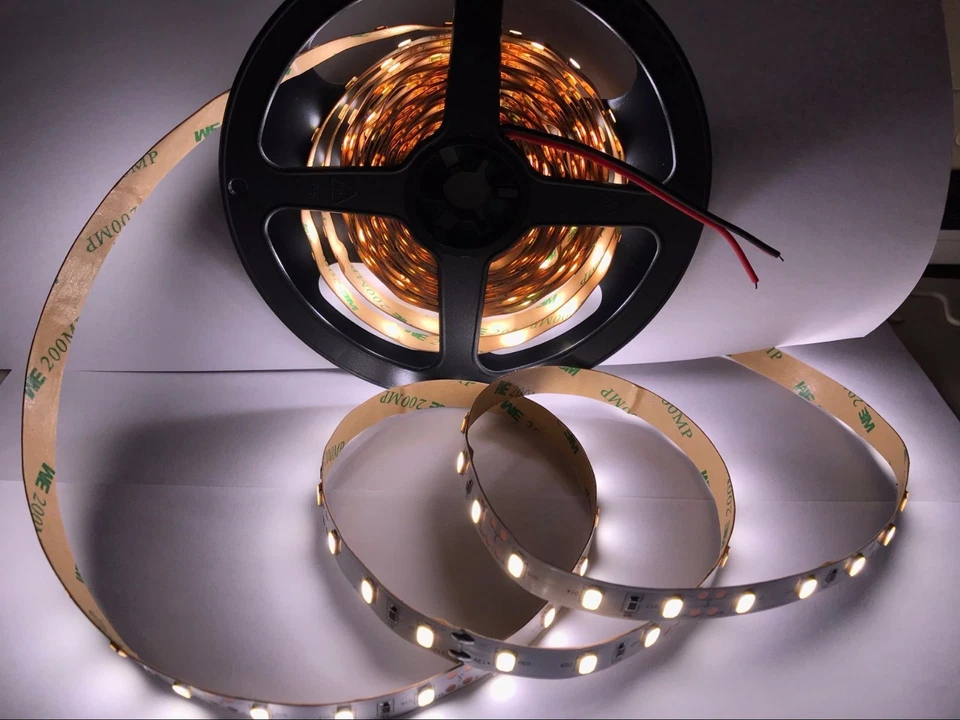 High Quality CRI 95 RA 95 5M White 5630 SMD LED Flexible Strip 12V DC 300 LED - Image 3 of 4