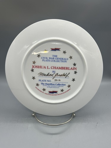 Placa de coleccionista de generales de la Guerra Civil Joshua L. Chamberlain - Imagen 2 de 3